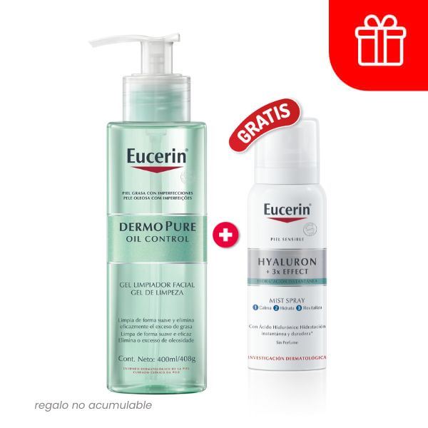 Eucerin Dermopure Oil Control Gel Limpiador 400 ml